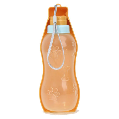 NAHANGPET Dog Water Bottle(550mlOrange)